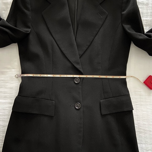 Like New Black& White Striped Dress Suit 2pcs ( jacket and skirt) - Picture 6 of 16